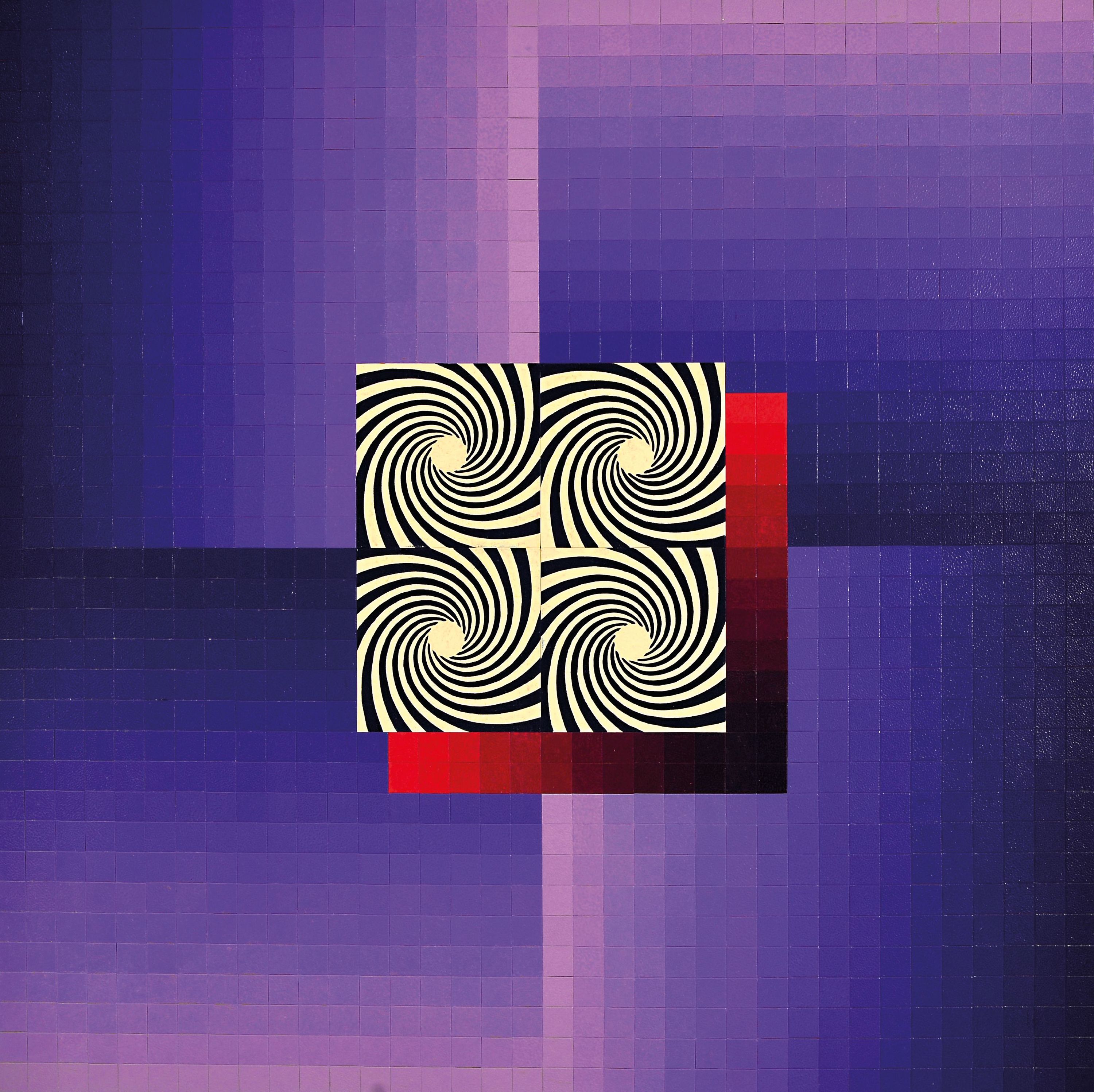 Image 27136831 - Klaus Wendel, 1935 Wollmesheim-2005, konstruktiv-geometrische Farbkomposition in ...