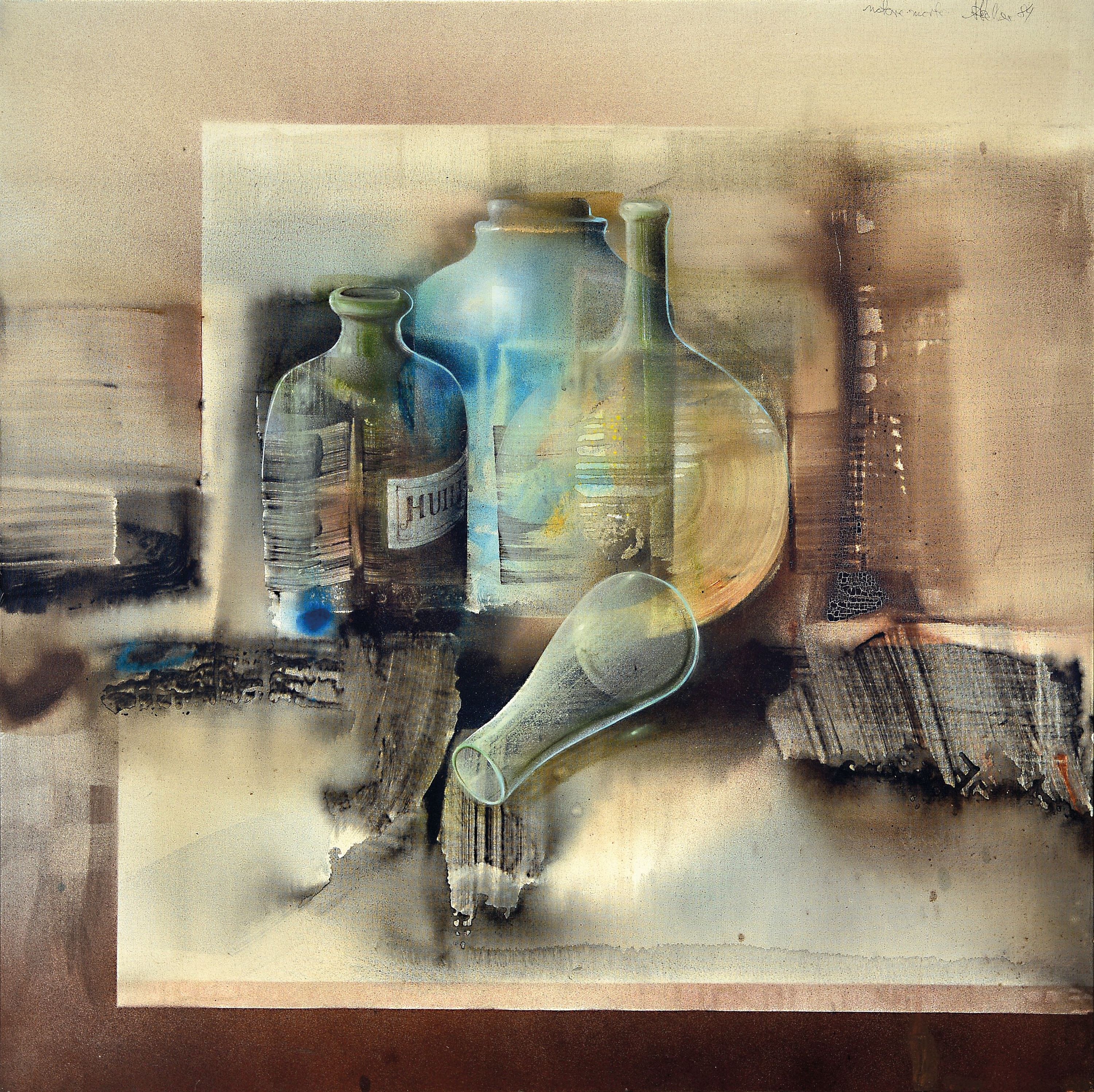 Image 27136836 - Klaus Heinrich Keller, 1938-2018, Apotheken -Stillleben, rechts oben signiert und ...