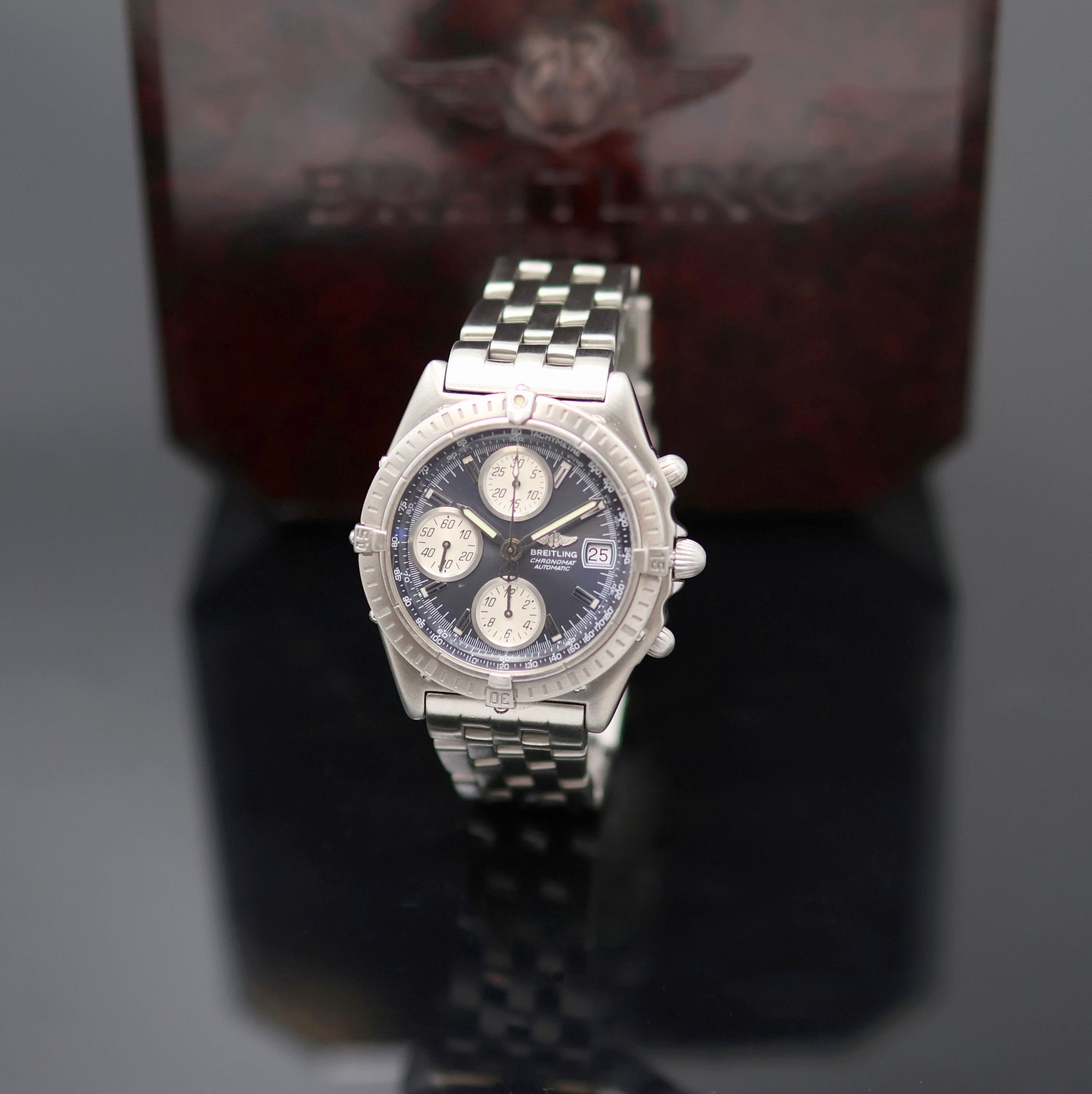 Image 27136850 - BREITLING Chronomat Herrenarmbanduhr Referenz A13352, Schweiz um 1995, Automatik, ...