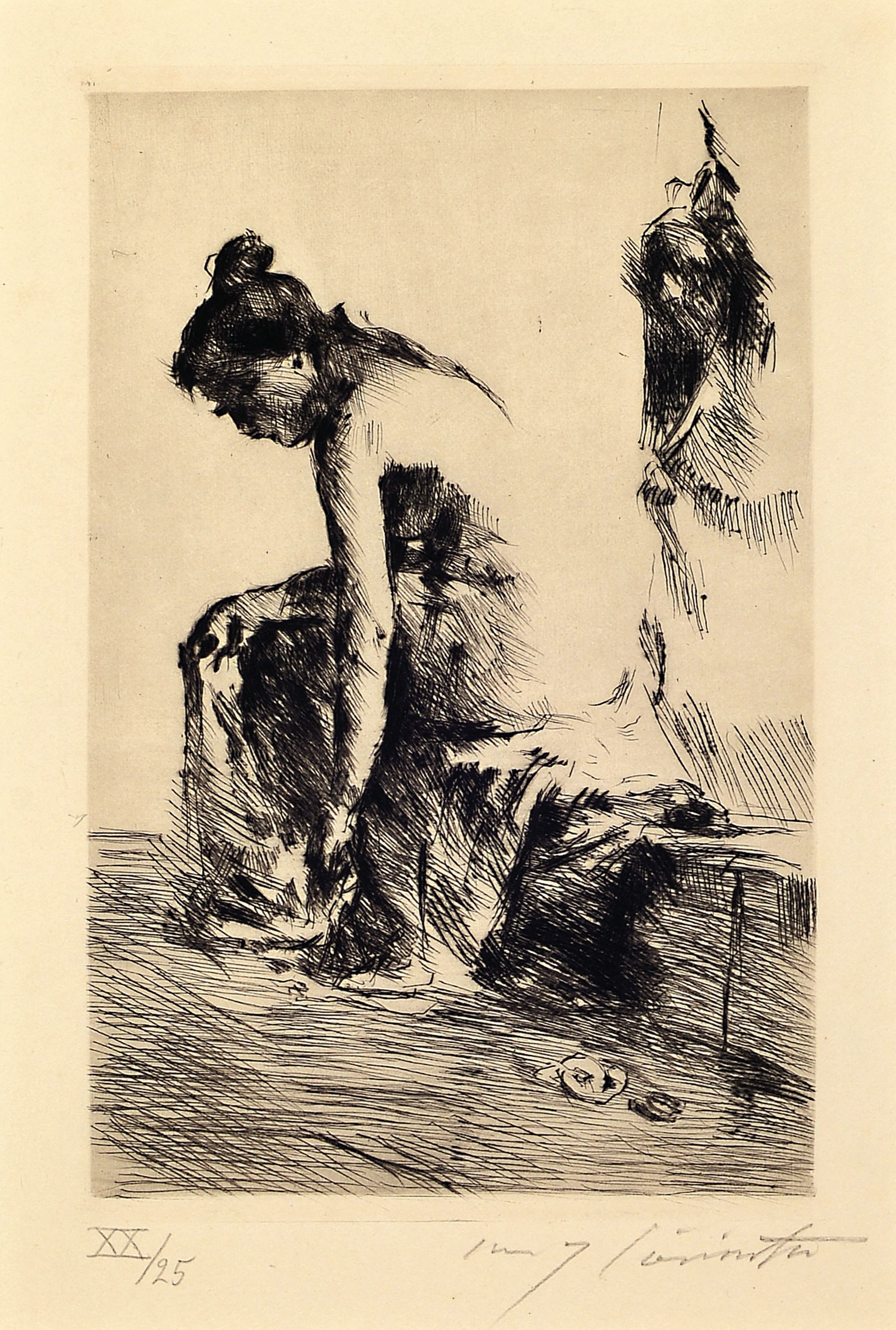 Image 27136892 - Lovis Corinth, Tapiau 1858 - 1925 Zandvoort, Susanna im Bade, Radierung auf Japanpapier ...