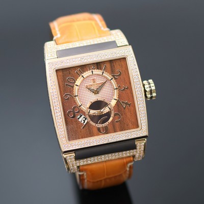 27136813b - DE GRISOGONO Instrumento N°Uno diamantbesetzte Herrenarmbanduhr in RoseG 750/000 und ...