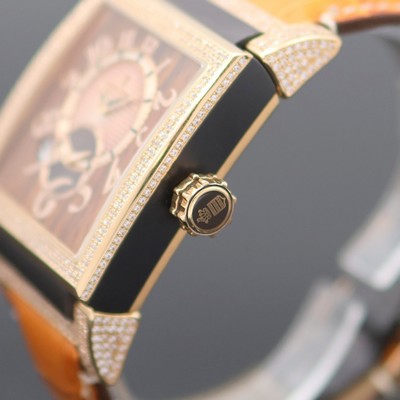 27136813c - DE GRISOGONO Instrumento N°Uno diamantbesetzte Herrenarmbanduhr in RoseG 750/000 und ...