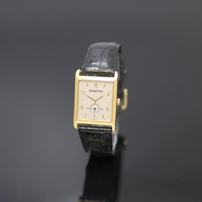Image AUDEMARS PIGUET Edward Piguet rechteckige Armbanduhr in GG 750/000, Schweiz um 1990, ...