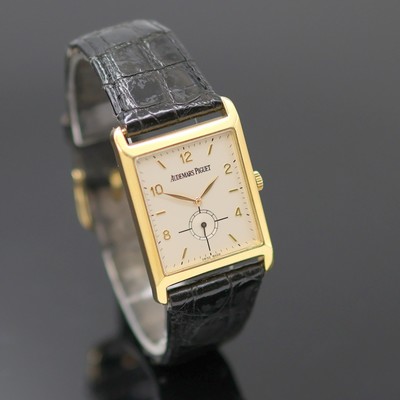 27136814b - AUDEMARS PIGUET Edward Piguet rechteckige Armbanduhr in GG 750/000, Schweiz um 1990, ...