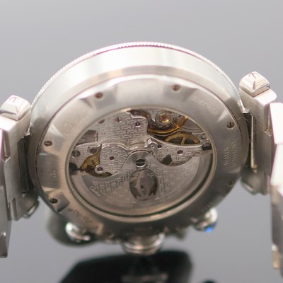 27136816g - CARTIER Pasha Armbandchronograph Referenz 2113, Schweiz um 1995, Automatik, beids. ...
