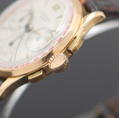27136834c - UNIVERSAL GENEVE Compax Schaltradchronograph in Rosegold 750/000 Referenz 12278 mit der ...