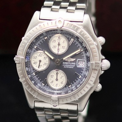 27136850a - BREITLING Chronomat Herrenarmbanduhr Referenz A13352, Schweiz um 1995, Automatik, ...