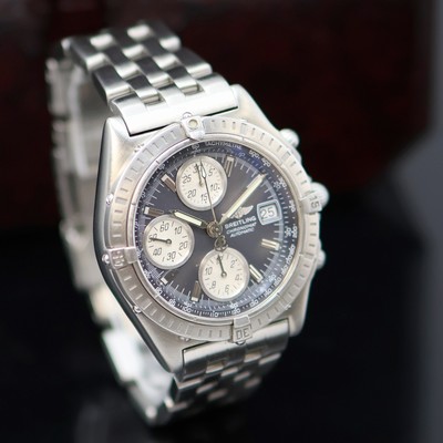 27136850b - BREITLING Chronomat Herrenarmbanduhr Referenz A13352, Schweiz um 1995, Automatik, ...
