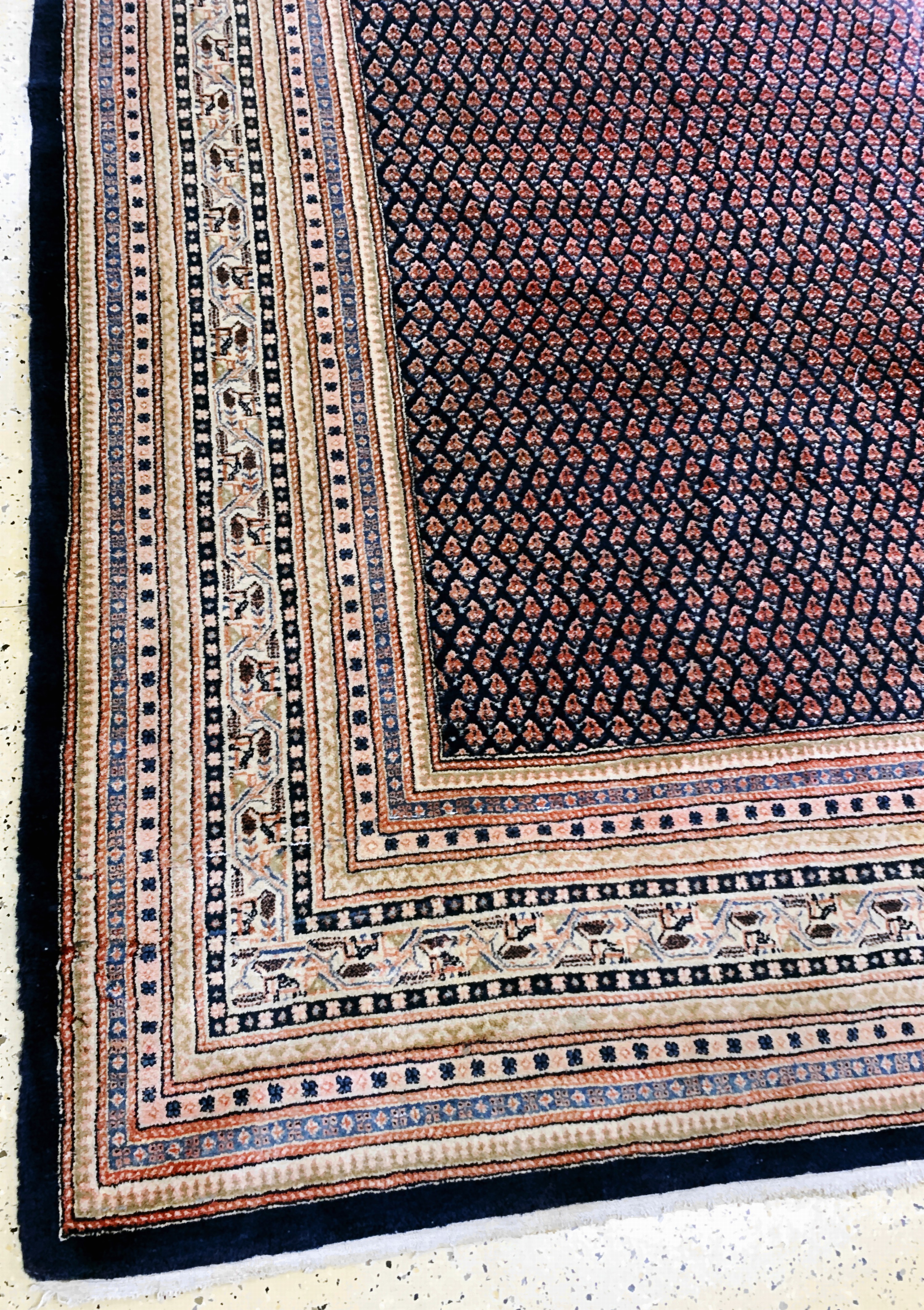 Detail b: Sarogh Mir, Persien, Mitte 20.Jhd, Wolle auf Baumwolle, ca. 410 x 305 cm, EHZ: 2(Reinigungsbedürftig).