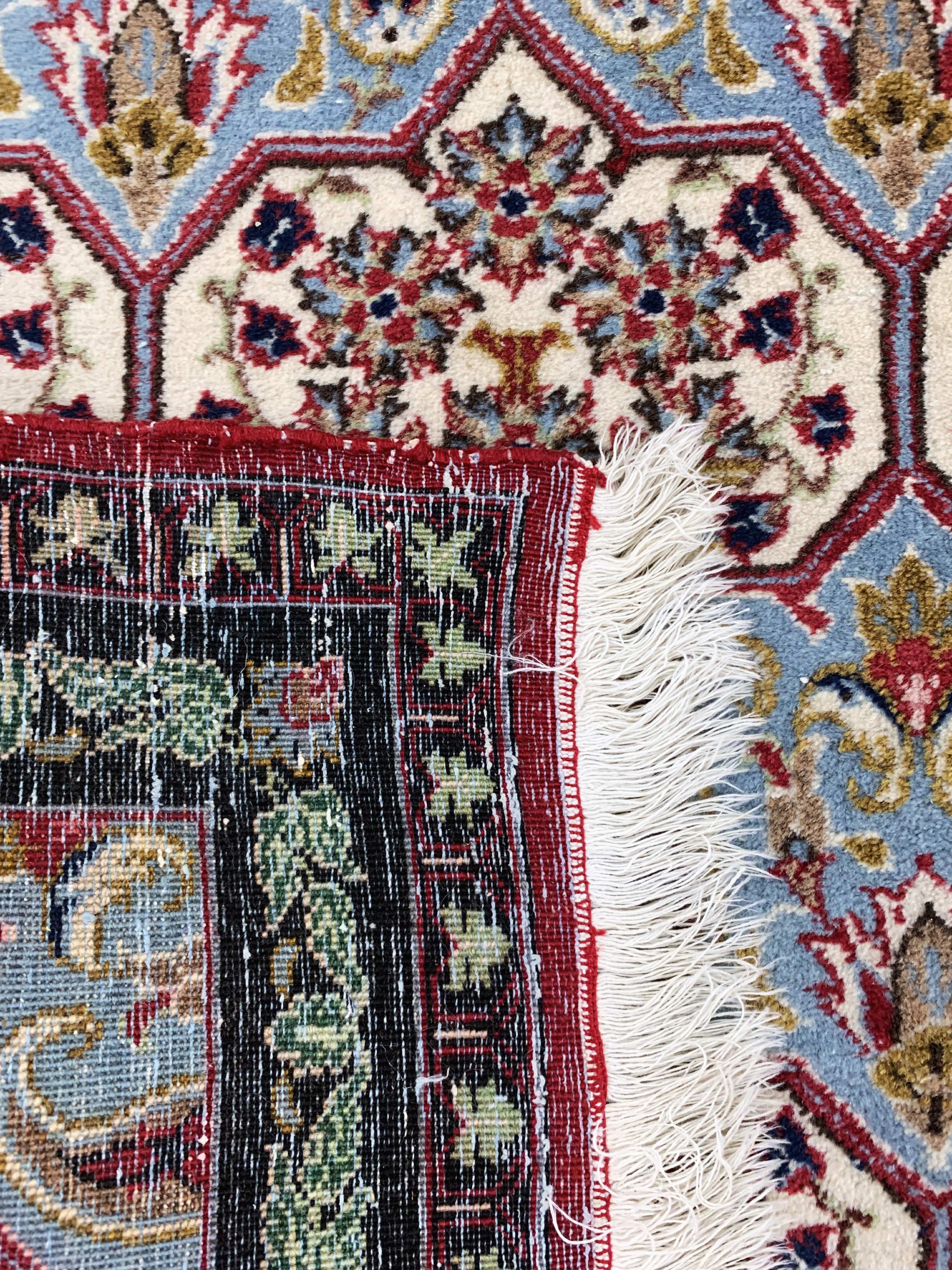 Detail d: Gholtogh, Persien, Ende 20.Jhd, Wolle auf Baumwolle, ca. 170 x 125 cm, EHZ: 2