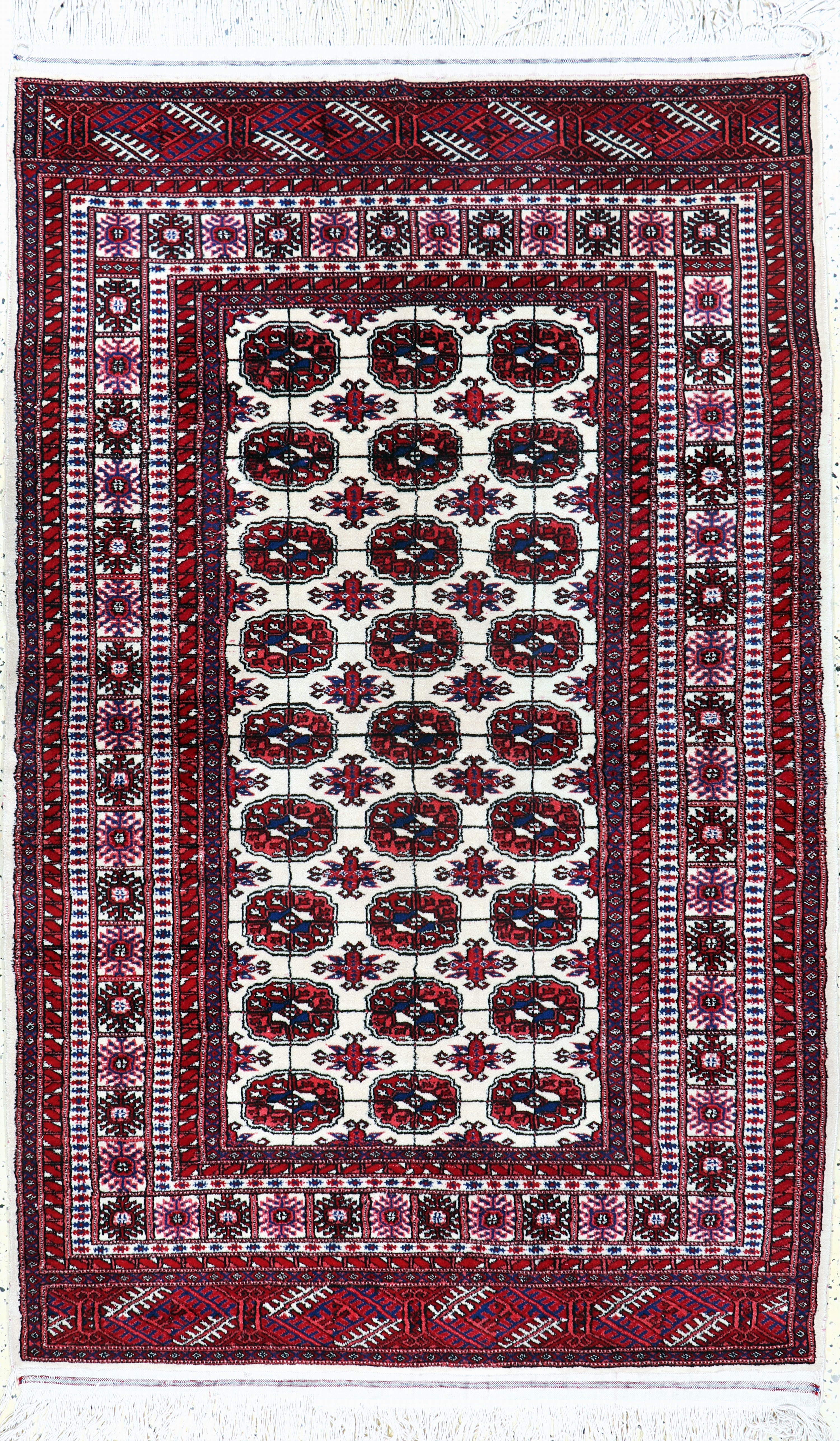 Image 27137649 - Torkmen, Persien, Mitte 20.Jhd, Wolle auf Baumwolle, ca. 205 x 130 cm, EHZ: 2 ...
