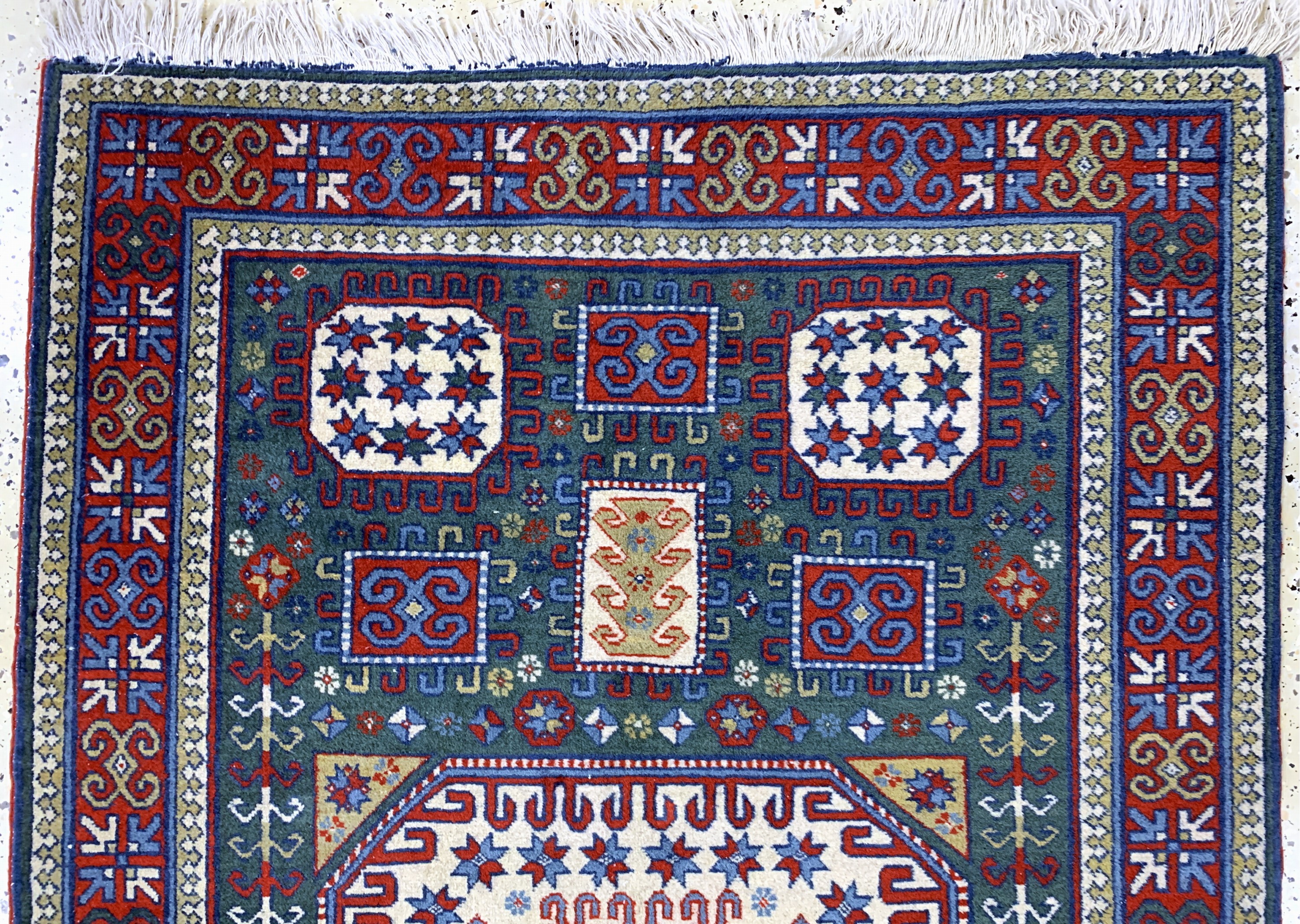 Detail a: Eriwan alt, Armenien, Mitte 20.Jhd, Wolle auf Baumwolle, ca. 180 x 120 cm, EHZ: 2