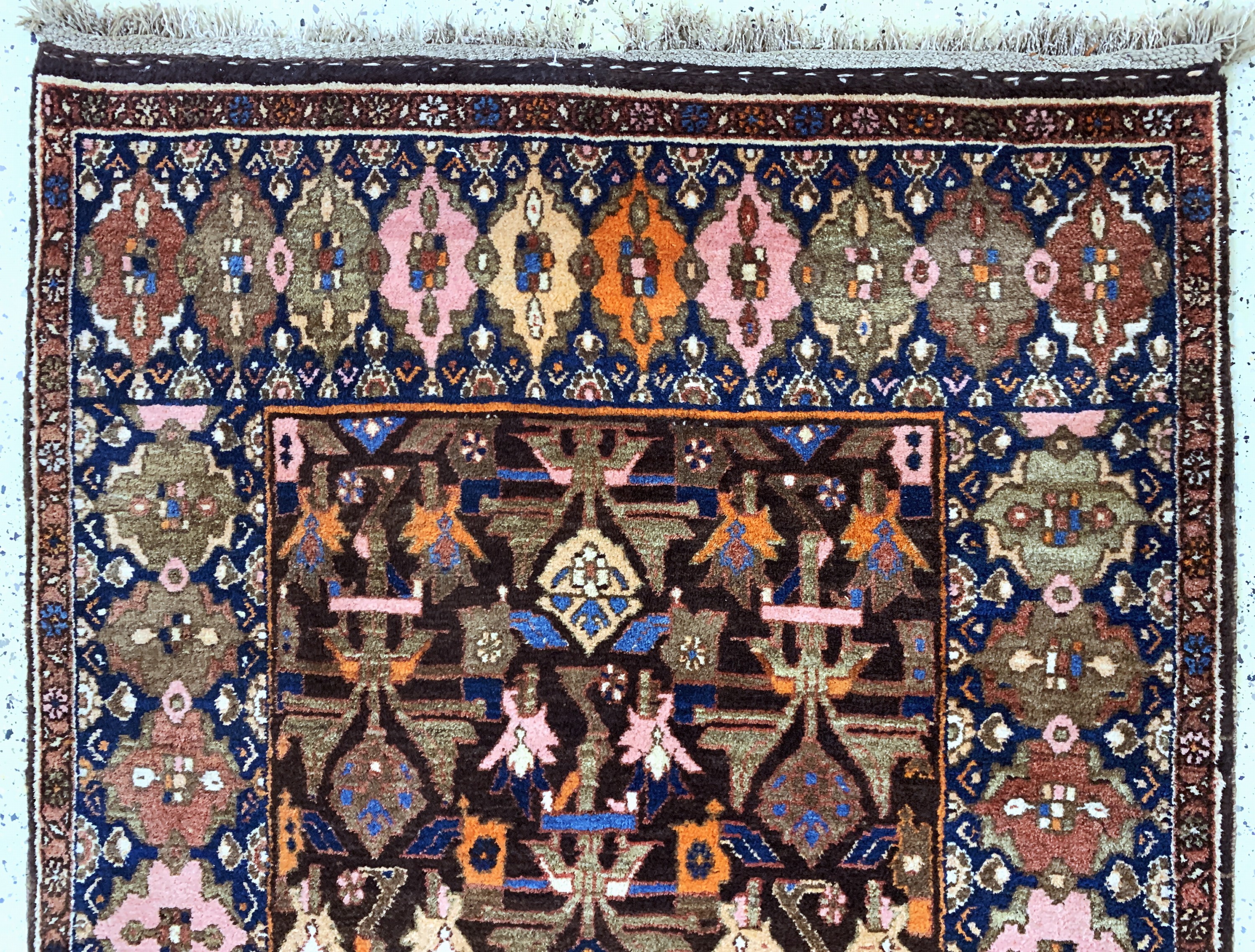 Detail a: Bidjar alt, Persien, Anfang 20.Jhd, Wolle auf Wolle, ca. 200 x 120 cm, EHZ: 2