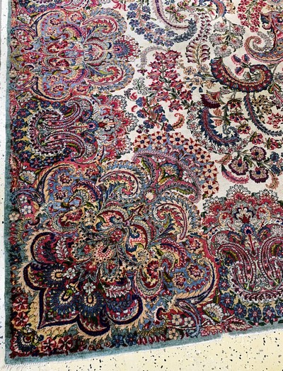 27137642b - Kerman´Lawar´fein, Persien, Anfang 20.Jhd, Wolle auf Baumwolle, ca. 355 x 272 cm, EHZ: ...
