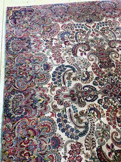 27137642c - Kerman´Lawar´fein, Persien, Anfang 20.Jhd, Wolle auf Baumwolle, ca. 355 x 272 cm, EHZ: ...