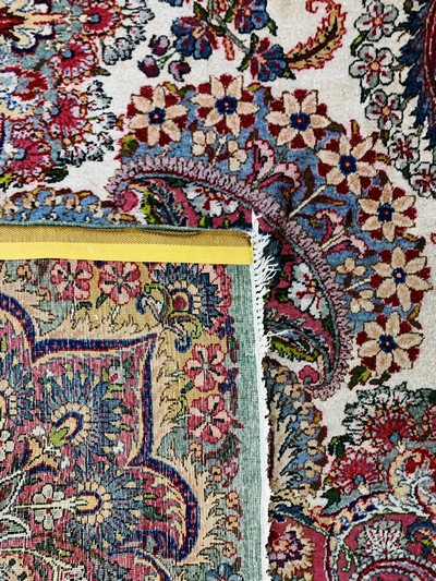 27137642g - Kerman´Lawar´fein, Persien, Anfang 20.Jhd, Wolle auf Baumwolle, ca. 355 x 272 cm, EHZ: ...