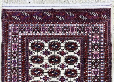 27137649a - Torkmen, Persien, Mitte 20.Jhd, Wolle auf Baumwolle, ca. 205 x 130 cm, EHZ: 2 ...