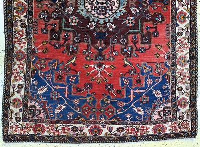 27137650b - Tafresch, Persien, Mitte 20.Jhd, Wolle auf Baumwolle, ca. 195 x 140 cm, EHZ: 2 ...