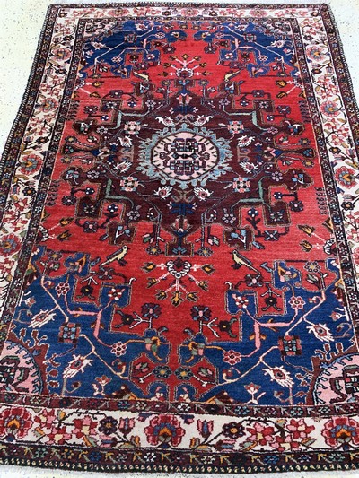 27137650c - Tafresch, Persien, Mitte 20.Jhd, Wolle auf Baumwolle, ca. 195 x 140 cm, EHZ: 2 ...