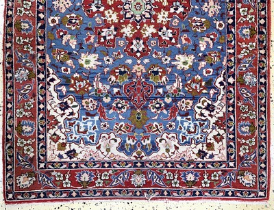 27137660b - Najafabad, Persien, Mitte 20.Jhd, Wolle aufBaumwolle, ca. 153 x 107 cm, EHZ: 3 ...