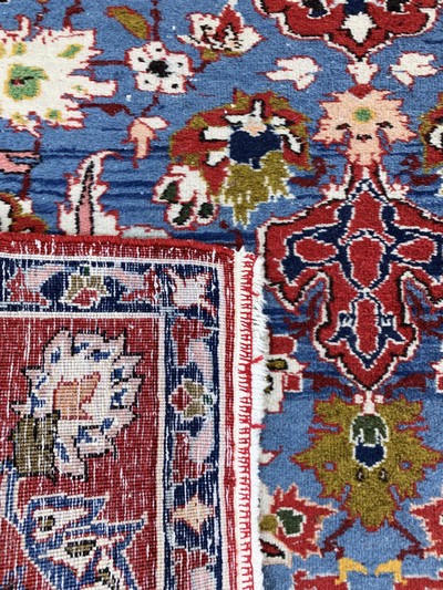 27137660d - Najafabad, Persien, Mitte 20.Jhd, Wolle aufBaumwolle, ca. 153 x 107 cm, EHZ: 3 ...