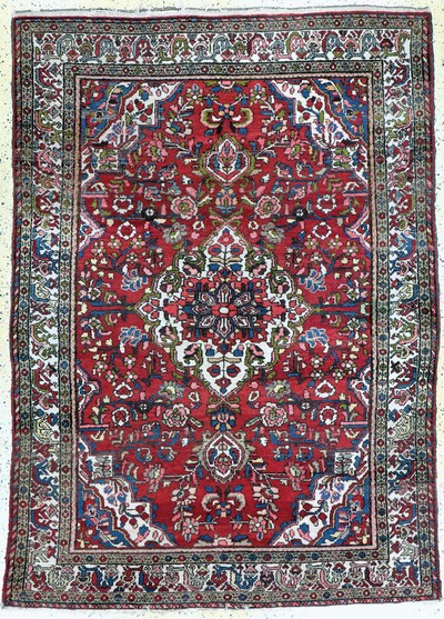 Image Borchalou, Persien, Mitte 20.Jhd, Wolle aufBaumwolle, ca. 220 x 155 cm, EHZ: 2 ...