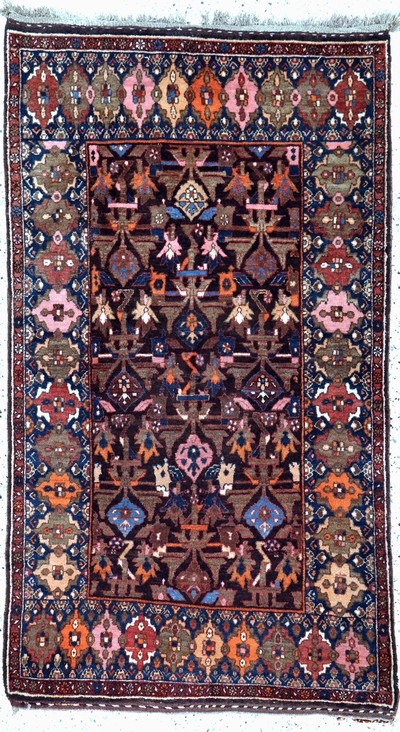 Image Bidjar alt, Persien, Anfang 20.Jhd, Wolle auf Wolle, ca. 200 x 120 cm, EHZ: 2 ...