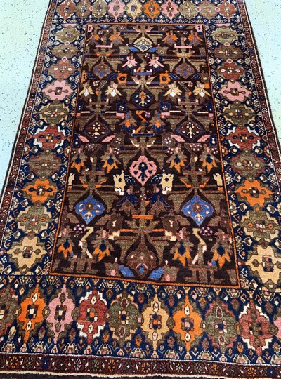 27137675d - Bidjar alt, Persien, Anfang 20.Jhd, Wolle auf Wolle, ca. 200 x 120 cm, EHZ: 2 ...