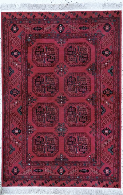 Image Buchara, Maschinell gewebt, Ende 20.Jhd, Wolle auf Baumwolle, ca. 180 x 122 cm, EHZ: 2 ...