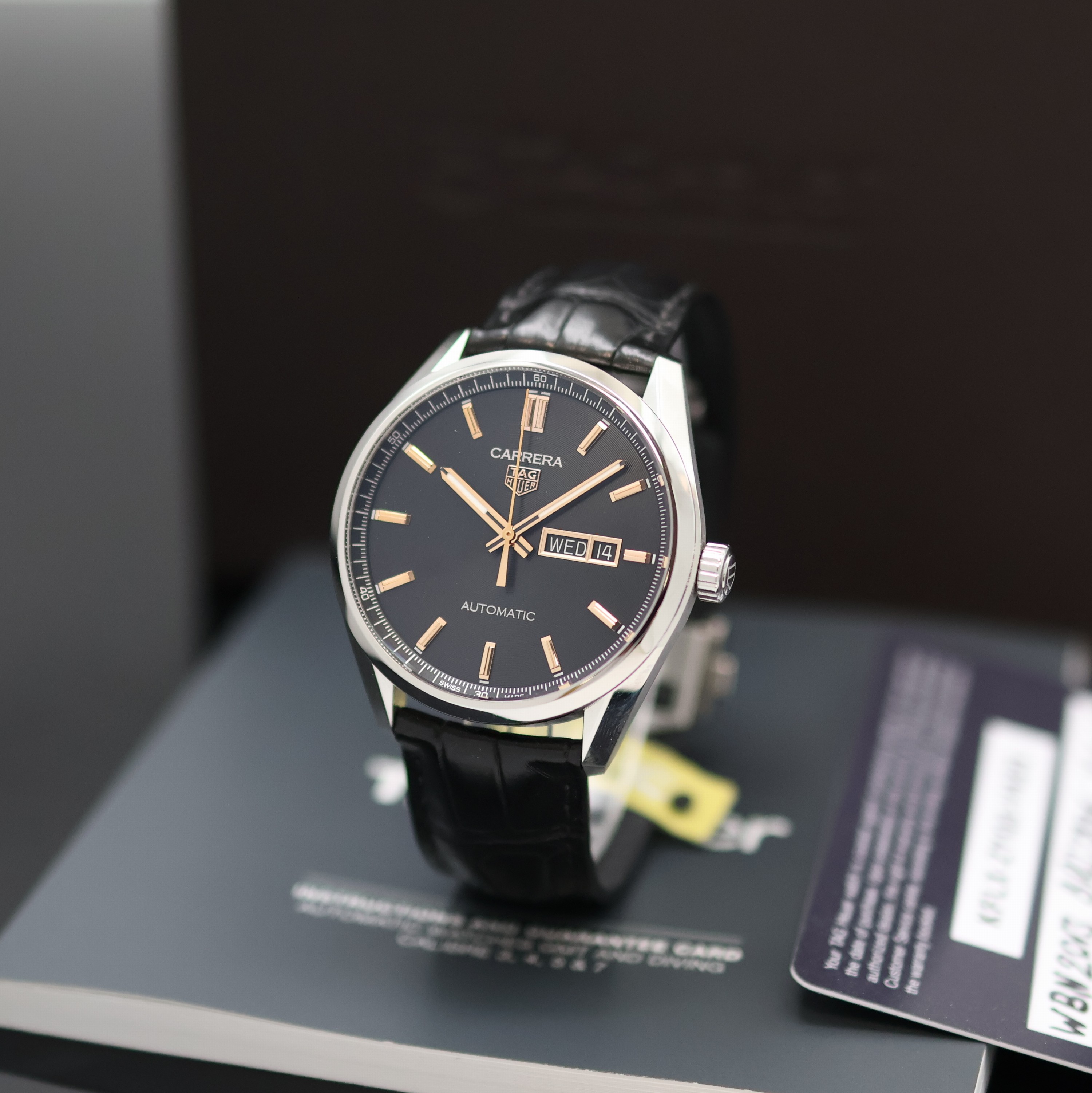Image 27138202 - TAG HEUER Carrera Calibre 5 Herrenarmbanduhr Referenz WBN2013, Automatik, beids. vergl. ...