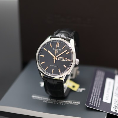 Image TAG HEUER Carrera Calibre 5 Herrenarmbanduhr Referenz WBN2013, Automatik, beids. vergl. ...