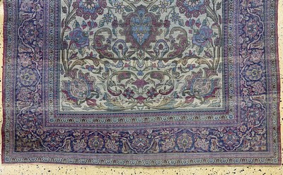 27138257i - Seiden Keschan antik, Persien, 19.Jhd, reine Naturseide, ca. 200 x 130 cm, ...