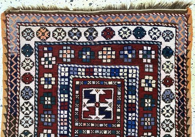 27138264a - Bergama alt, Türkei, Anfang 20.Jhd, Wolle auf Wolle, ca. 140 x 100 cm, EHZ: ...