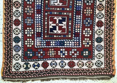 27138264b - Bergama alt, Türkei, Anfang 20.Jhd, Wolle auf Wolle, ca. 140 x 100 cm, EHZ: ...