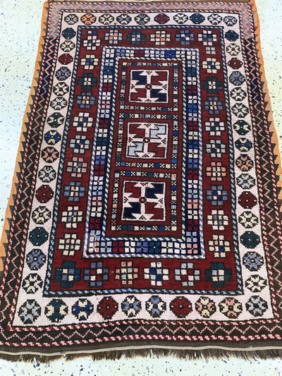 27138264d - Bergama alt, Türkei, Anfang 20.Jhd, Wolle auf Wolle, ca. 140 x 100 cm, EHZ: ...