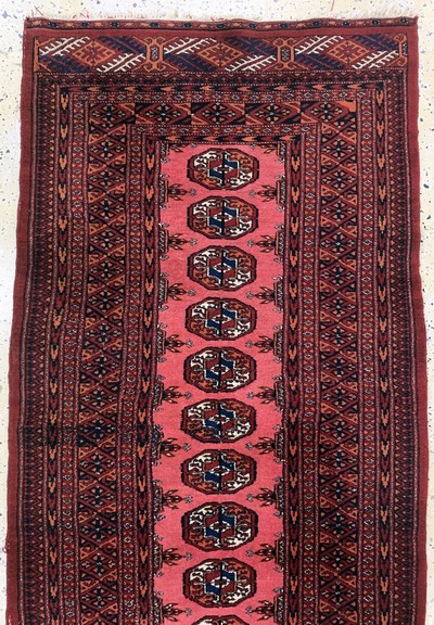 27138265a - Buchara, Pakistan, Ende 20.Jhd, Wolle auf Baumwolle, ca. 304 x 80 cm, EHZ: 2 ...