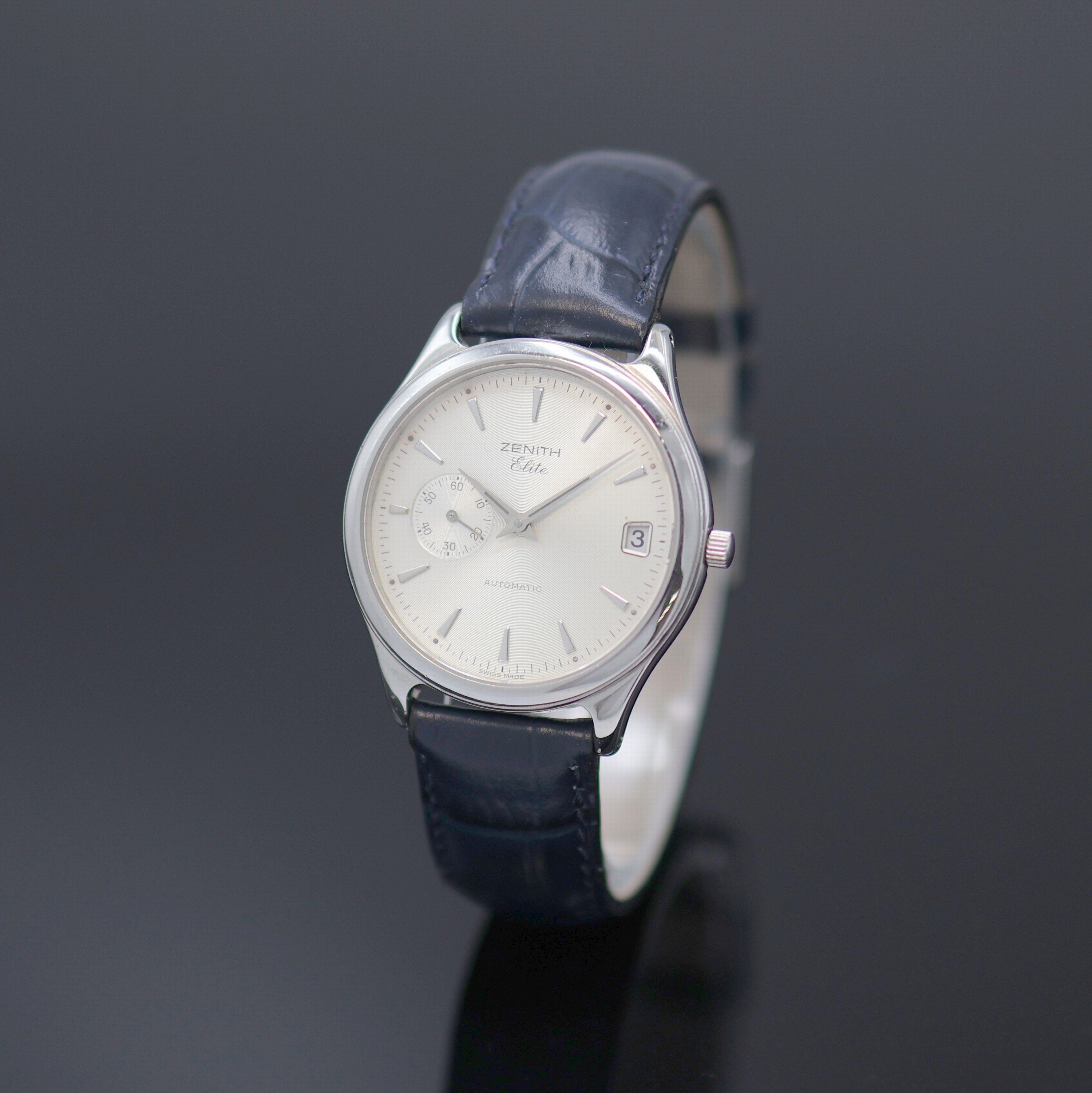 Image 27138492 - ZENITH Elite Herrenarmbanduhr in Stahl Referenz 90/02 0040 680, Schweiz um 2000, ...
