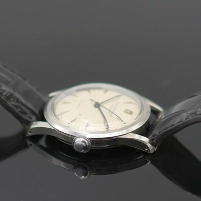 27138490b - GIRARD PERREGAUX Herrenarmbanduhr in Stahl, Schweiz um 1960, Automatik, 3-tlg. Geh., ...