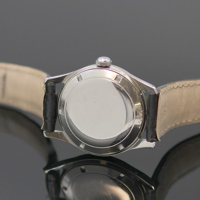 27138490c - GIRARD PERREGAUX Herrenarmbanduhr in Stahl, Schweiz um 1960, Automatik, 3-tlg. Geh., ...