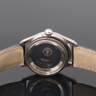 27138490f - GIRARD PERREGAUX Herrenarmbanduhr in Stahl, Schweiz um 1960, Automatik, 3-tlg. Geh., ...