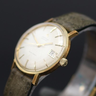 27138493b - CERTINA Blue Ribbon Herrenarmbanduhr in GG 585/000, Schweiz um 1965, Automatik, 2-tlg. ...