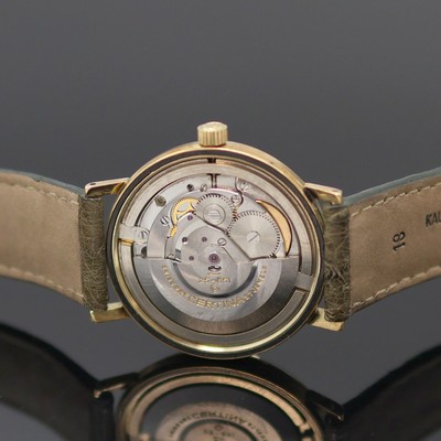 27138493d - CERTINA Blue Ribbon Herrenarmbanduhr in GG 585/000, Schweiz um 1965, Automatik, 2-tlg. ...