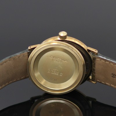 27138493f - CERTINA Blue Ribbon Herrenarmbanduhr in GG 585/000, Schweiz um 1965, Automatik, 2-tlg. ...