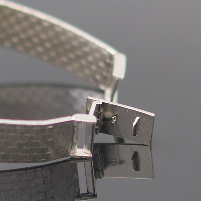 27138499c - LIVANO ausgefallene, mit Diamanten und Saphiren besetzte Damenarmbanduhr in WG 585/000, ...