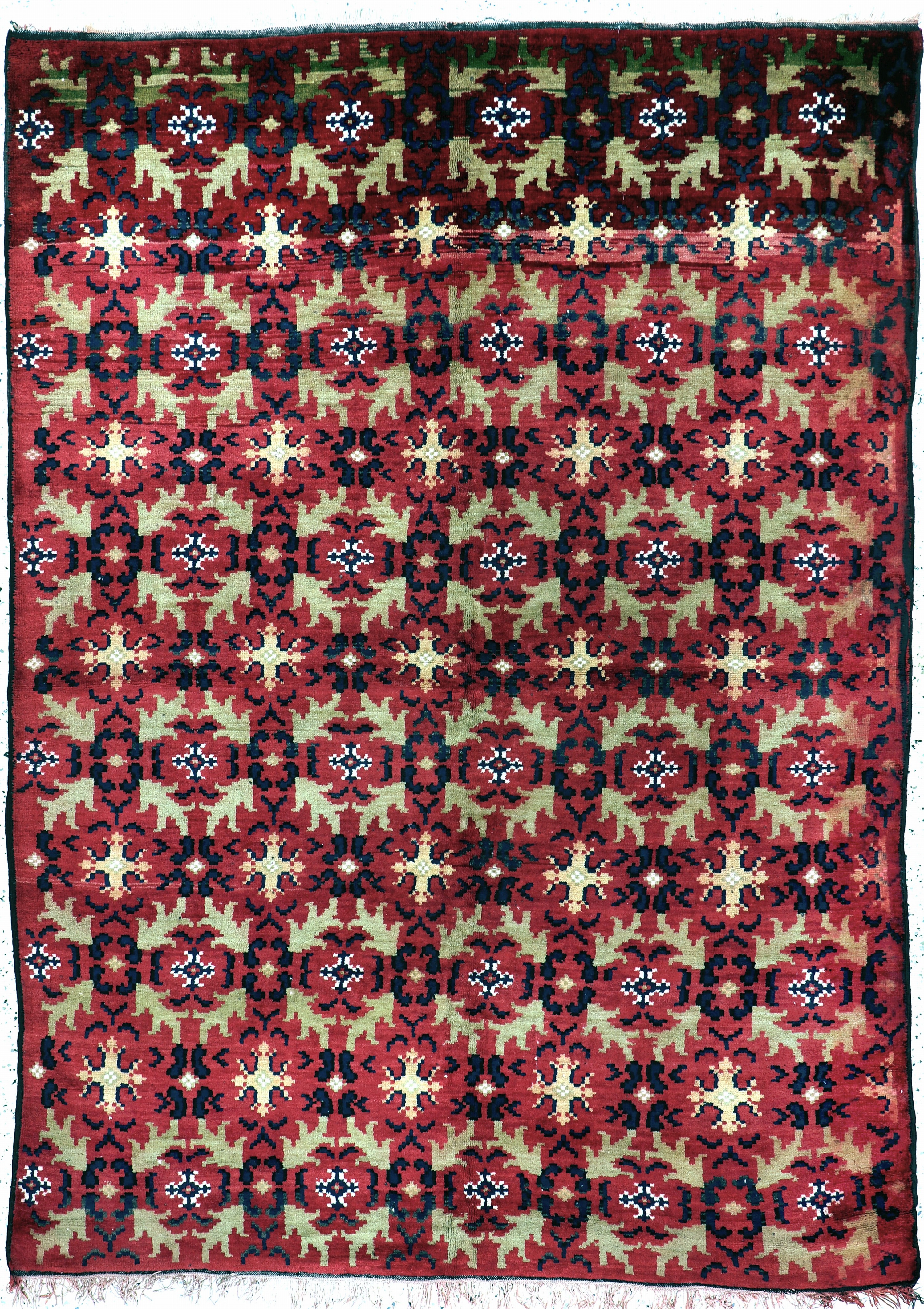Image 27138571 - Karabagh-Kazak antik, Kaukasus, 19.Jhd, Wolle auf Wolle, ca. 242 x 177 cm, EHZ: 2-3 ...