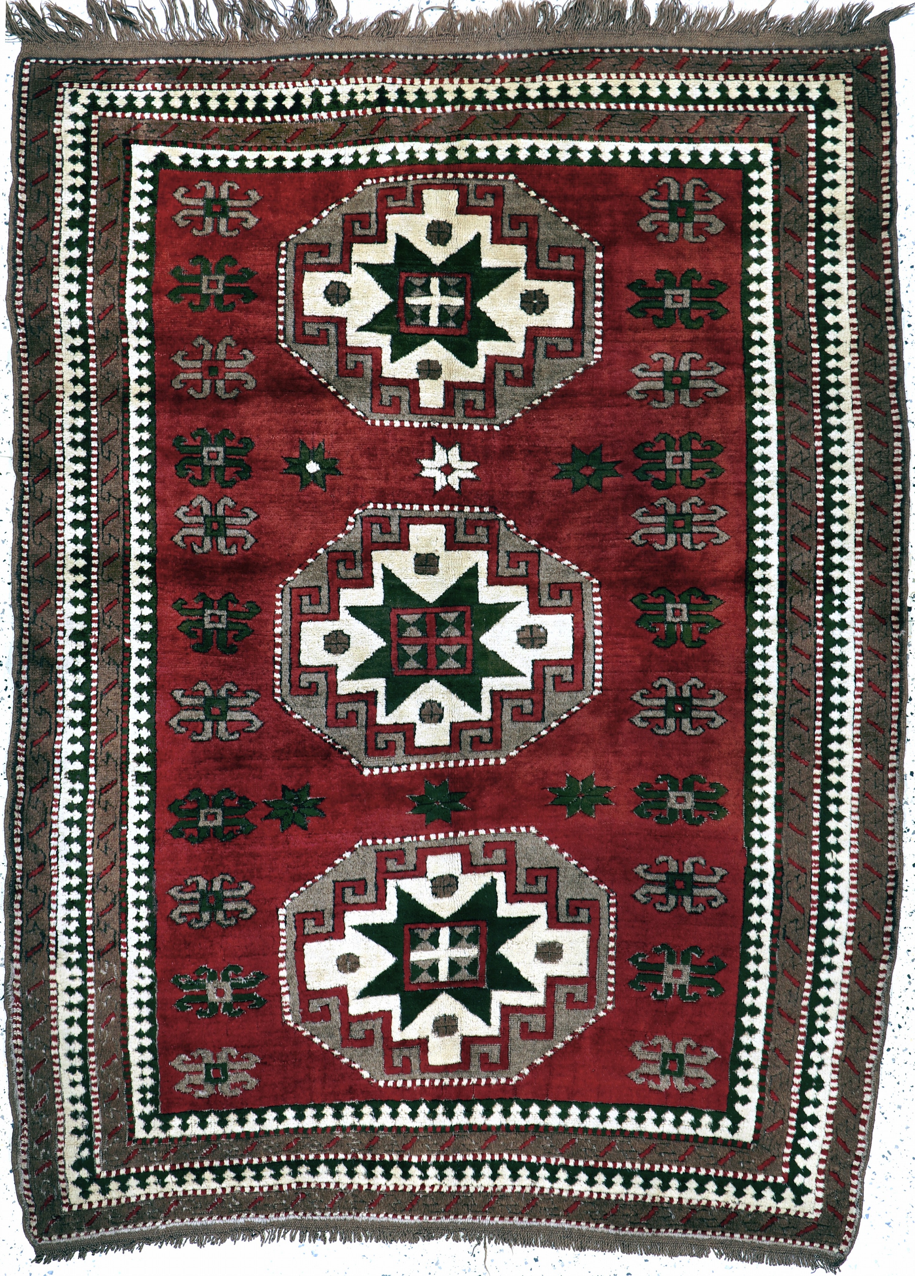 Image 27138594 - Kars-Kazak, Türkei, Mitte 20.Jhd, Wolle aufWolle, ca. 230 x 172 cm, EHZ: 2 ...