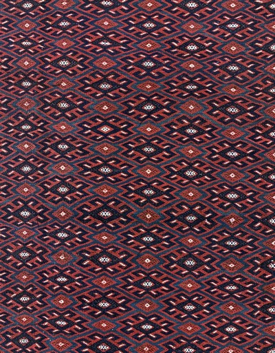 27138545g - Sumakh flachgewebt, Turkmenistan, um 1900, Wolle auf Wolle, ca. 400 x 216 cm, EHZ: 2 ...