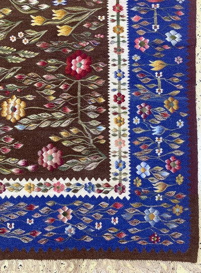 27138546a - Bessarabien Kelim, Anfang 20.Jhd, Wolle aufBaumwolle, ca. 313 x 210 cm, EHZ: 2 ...