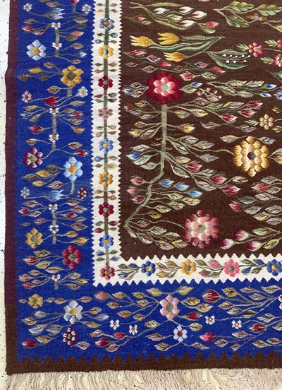27138546b - Bessarabien Kelim, Anfang 20.Jhd, Wolle aufBaumwolle, ca. 313 x 210 cm, EHZ: 2 ...