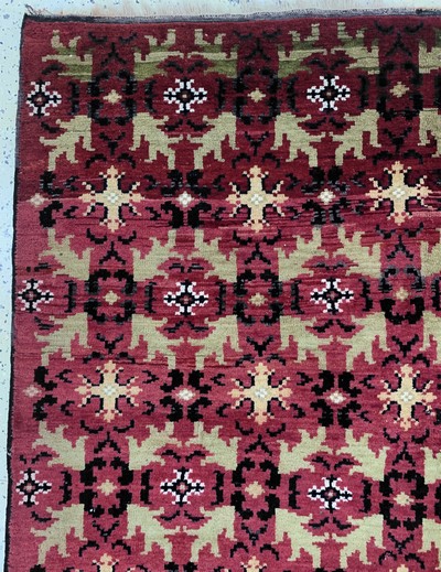 27138571c - Karabagh-Kazak antik, Kaukasus, 19.Jhd, Wolle auf Wolle, ca. 242 x 177 cm, EHZ: 2-3 ...